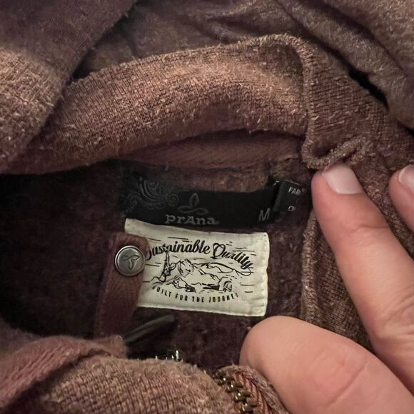 Prana zip up hooded jacket M - Picture 8 of 9